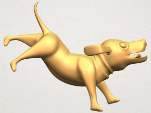 dog cartoon 05 3D Print Model