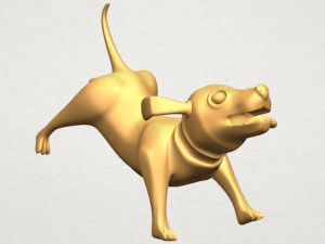 dog cartoon 05 Modelo de Impressão 3D