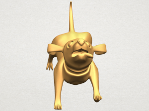 dog cartoon 05 Modelo de Impressão 3D