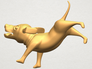 dog cartoon 05 Modelo de Impressão 3D