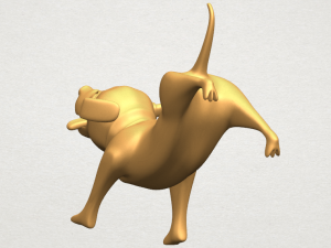 dog cartoon 05 Modelo de Impressão 3D