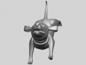 dog cartoon 05 Modelo de Impressão 3D