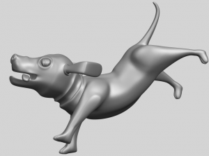 dog cartoon 05 Modelo de Impressão 3D