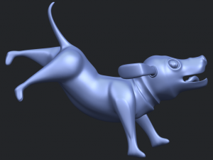 dog cartoon 05 Modelo de Impressão 3D