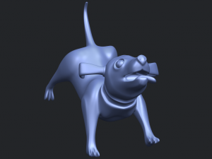 dog cartoon 05 Modelo de Impressão 3D