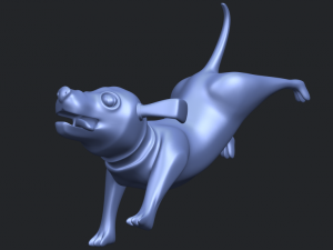 dog cartoon 05 Modelo de Impressão 3D