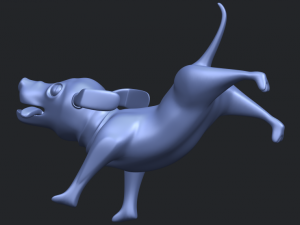 dog cartoon 05 Modelo de Impressão 3D