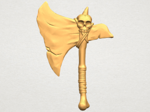 pirate axe 3Dプリントモデル