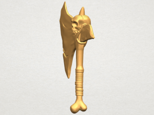 pirate axe Model do druku 3D