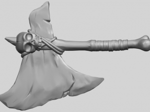 pirate axe Model do druku 3D