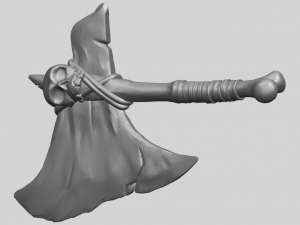 pirate axe Model do druku 3D