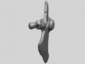 pirate axe Model do druku 3D