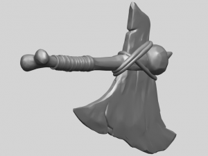 pirate axe Model do druku 3D