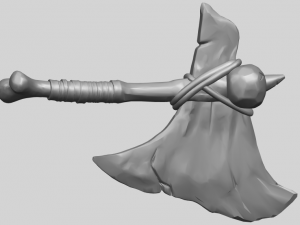 pirate axe Model do druku 3D