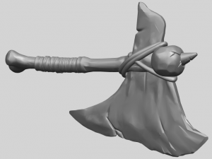 pirate axe Model do druku 3D