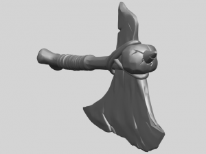pirate axe Model do druku 3D
