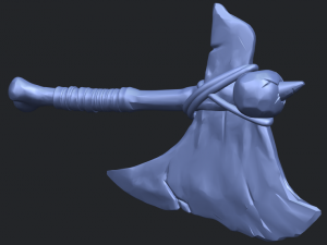 pirate axe Model do druku 3D