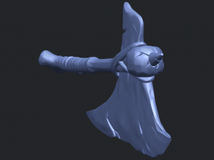 pirate axe Model do druku 3D