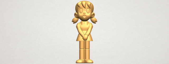 minamoto shizuka 3D-printmodel .c4d .max .obj .3ds .fbx .stl .blend 