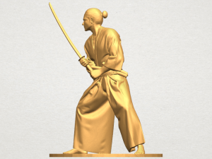 japanese warrior 3Dプリントモデル