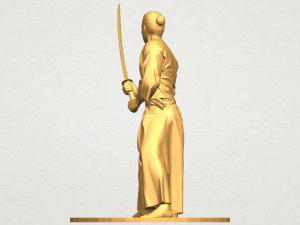 japanese warrior 3Dプリントモデル