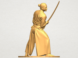 japanese warrior 3Dプリントモデル