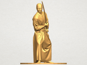 japanese warrior 3Dプリントモデル