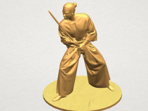 japanese warrior 3Dプリントモデル
