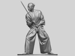 japanese warrior 3Dプリントモデル