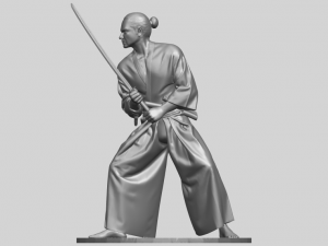 japanese warrior 3Dプリントモデル