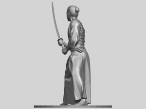 japanese warrior 3Dプリントモデル