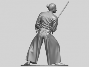 japanese warrior 3Dプリントモデル