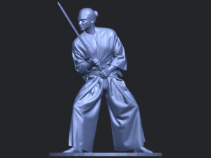 japanese warrior 3Dプリントモデル
