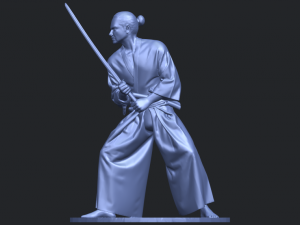 japanese warrior 3Dプリントモデル