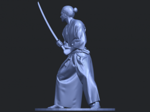 japanese warrior 3Dプリントモデル
