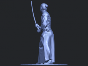japanese warrior 3Dプリントモデル