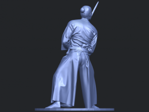 japanese warrior 3Dプリントモデル