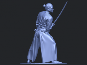 japanese warrior 3Dプリントモデル