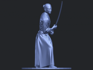 japanese warrior 3Dプリントモデル