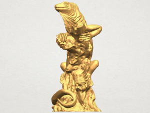 chameleon 3D Print Model