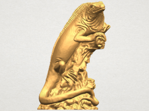 chameleon 3D-printmodel