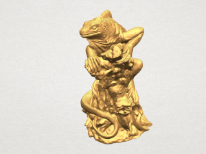 chameleon 3D-printmodel