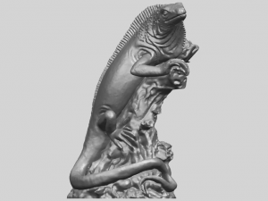 chameleon 3D-printmodel