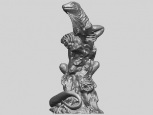 chameleon 3D-printmodel