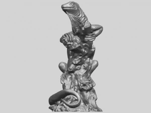 chameleon 3D Print Model