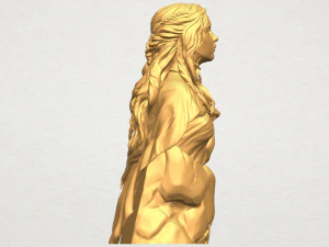 bust of a girl 02 3D Print Model