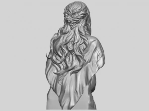bust of a girl 02 3D Print Model