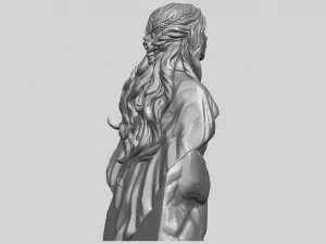 bust of a girl 02 3D Print Model