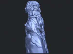bust of a girl 02 Modèles 3D en vedette