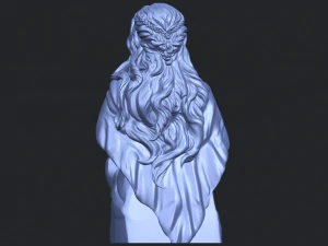 bust of a girl 02 3D Print Model